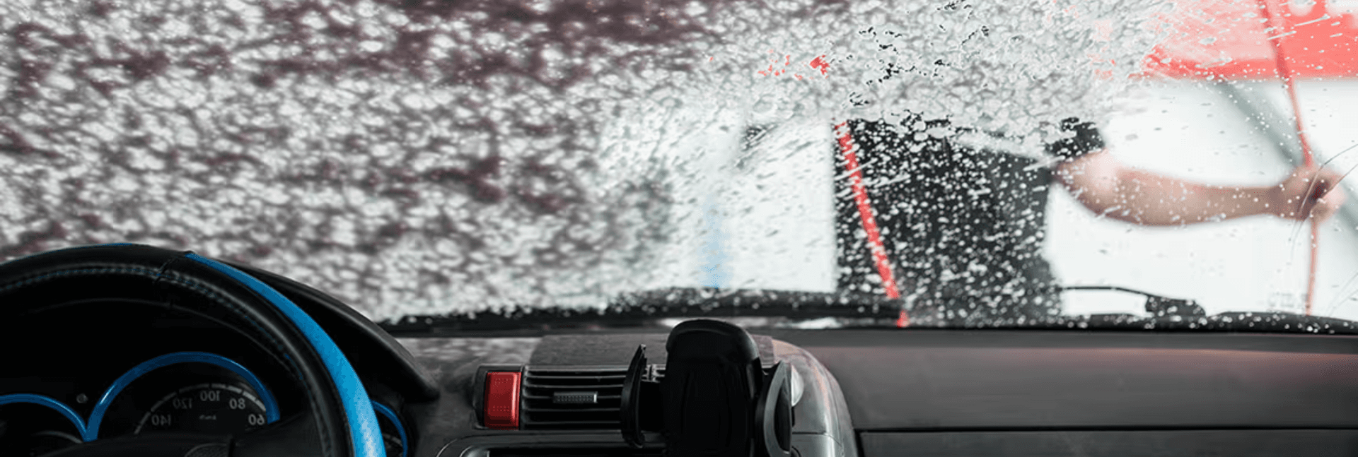 can you get a car wash with a cracked windshield